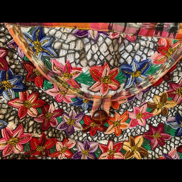 Handmade Mexican style purse - Picture 3 of 4